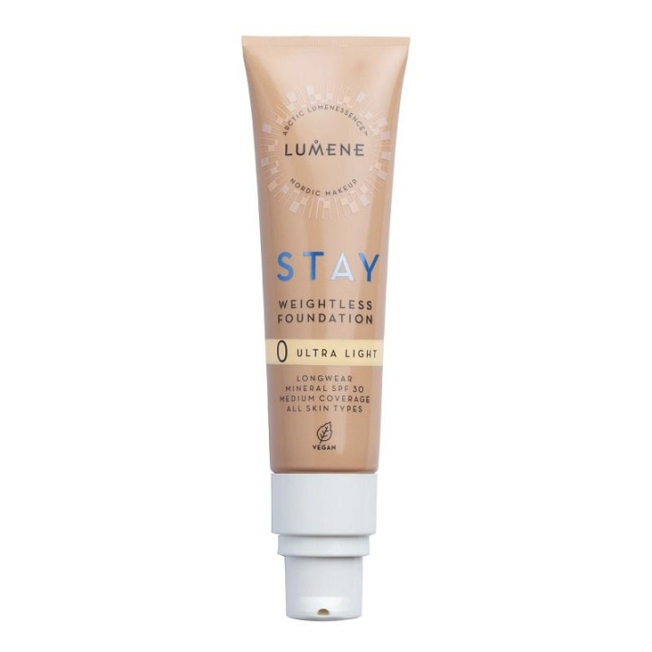 Lumene Stay Weightless Foundation Spf30 Ultra Light 30ml in the group BEAUTY & HEALTH / Makeup / Facial makeup / Foundation at TP E-commerce Nordic AB (C13505)