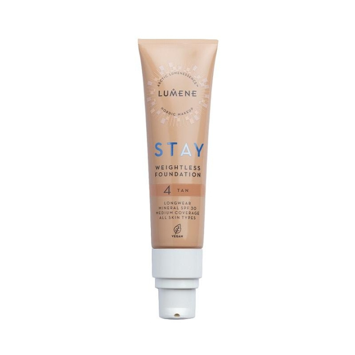 Lumene Stay Weightless Foundation Spf30 Tan 30ml in the group BEAUTY & HEALTH / Makeup / Facial makeup / Foundation at TP E-commerce Nordic AB (C13516)