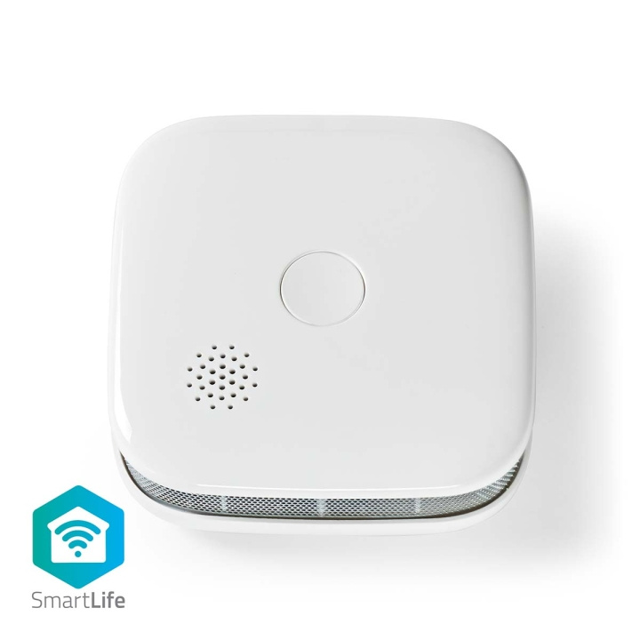 Nedis SmartLife Smoke Detector | Wi-Fi | Battery Powered | Sensor life cycle: 10 year | EN 14604 | Max. battery life: 24 Months | 85 dB | White | 1 pcs in the group HOME, HOUSEHOLD & GARDEN / Alarm & Security / Fire, smoke, gas / Smoke alarms at TP E-commerce Nordic AB (C13572)