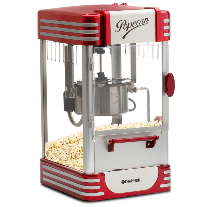 Champion Popcornmaskin Retro XL Röd Metallic PCM406 in the group HOME, HOUSEHOLD & GARDEN / Household appliances / Popcorn makers at TP E-commerce Nordic AB (C13577)