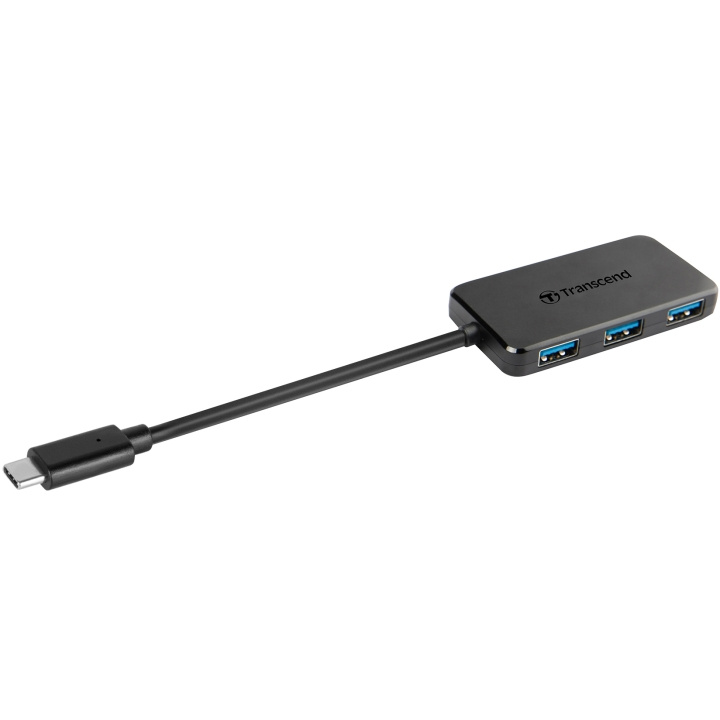 Transcend USB-C-hub 4 USB-portar in the group COMPUTERS & PERIPHERALS / Computer accessories / USB-Hubs at TP E-commerce Nordic AB (C13596)