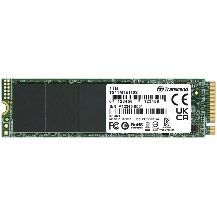 Transcend PCIe M.2 SSD Gen3 x4 NVMe 1TB (R1700/W1400) in the group COMPUTERS & PERIPHERALS / Computer components / Harddrives / SSD at TP E-commerce Nordic AB (C13599)