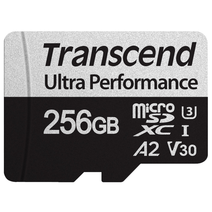 Transcend microSDXC 340S 256GB U3 A2 V30 (R160/W125) in the group HOME ELECTRONICS / Storage media / Memory cards / MicroSD/HC/XC at TP E-commerce Nordic AB (C13606)