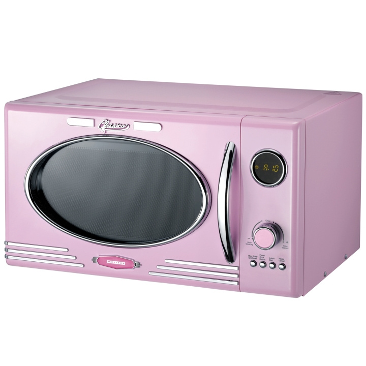 Melissa Mikrovågsugn Retro 23l 800W Grill Rosa in the group HOME, HOUSEHOLD & GARDEN / Household appliances / Microwave ovens at TP E-commerce Nordic AB (C13616)