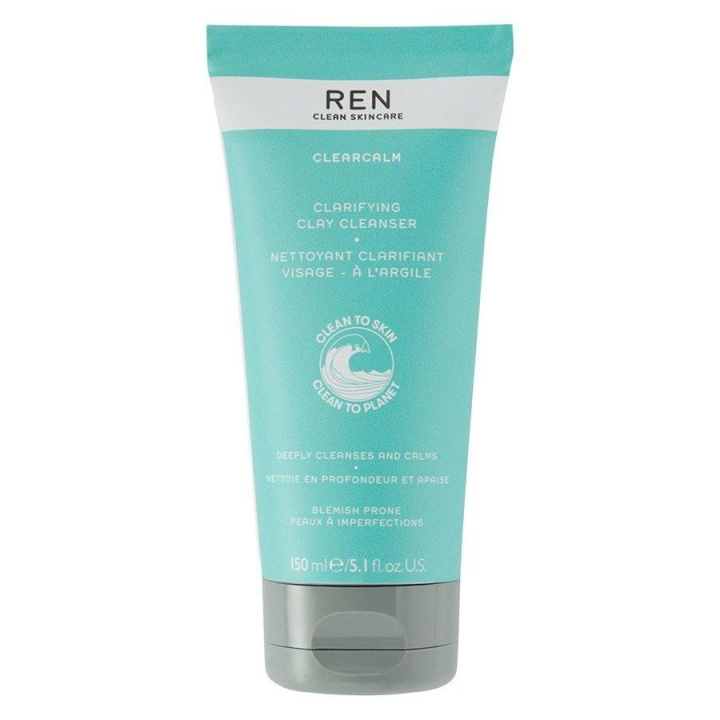 REN Clearcalm 3 Clarifying Clay Cleanser 150ml in the group BEAUTY & HEALTH / Skin care / Face / Cleaning at TP E-commerce Nordic AB (C13757)