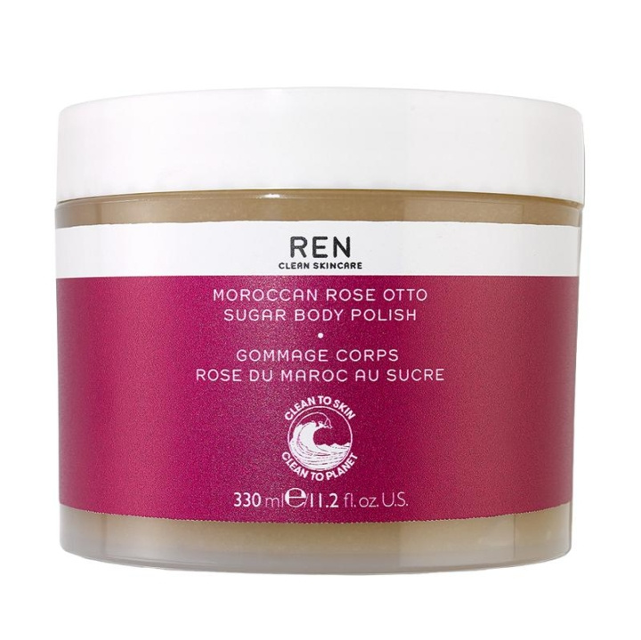 REN Moroccan Rose Otto Sugar Body Polish 330ml in the group BEAUTY & HEALTH / Skin care / Face / Scrub / Peeling at TP E-commerce Nordic AB (C13767)