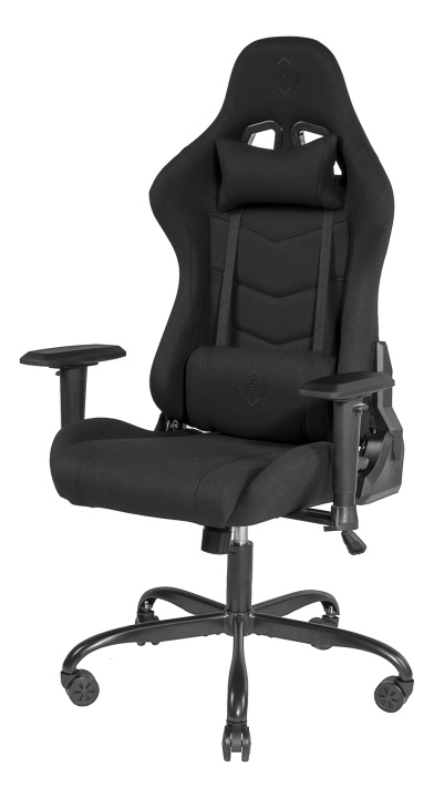 DELTACO GAMING DC220 Gaming chair, Fabric, iron frame, Black in the group COMPUTERS & PERIPHERALS / GAMING / Gaming chairs at TP E-commerce Nordic AB (C13803)