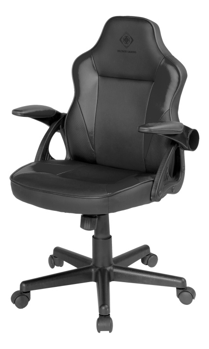 DELTACO GAMING DC120 Junior Gaming Chair, PU-leather, black in the group COMPUTERS & PERIPHERALS / GAMING / Gaming chairs at TP E-commerce Nordic AB (C13819)