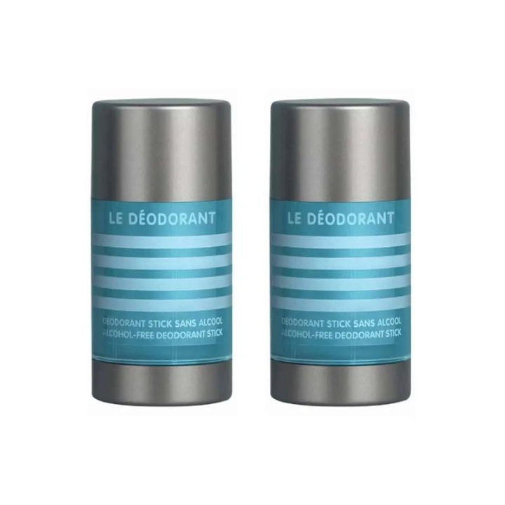2-pack Jean Paul Gaultier Le Male Deostick 75ml in the group BEAUTY & HEALTH / Fragrance & Perfume / Deodorants / Deodorant for women at TP E-commerce Nordic AB (C13879)