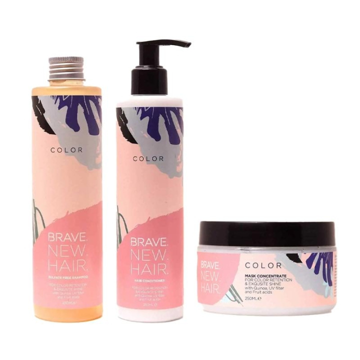 3-pack Brave. New. Hair. Color Schampoo + Conditioner + Mask in the group BEAUTY & HEALTH / Hair & Styling / Hair care / Conditioner at TP E-commerce Nordic AB (C13883)