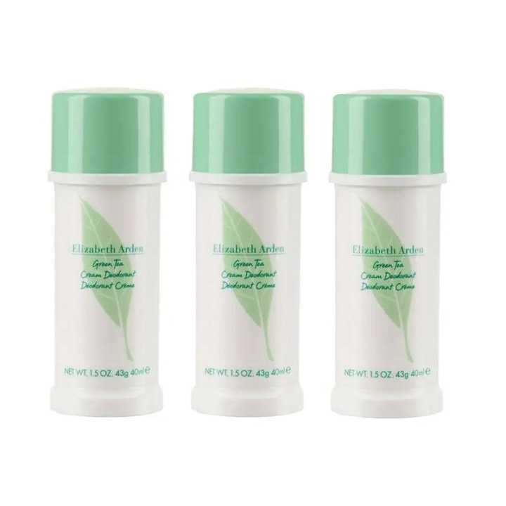 3-pack Elizabeth Arden Green Tea Cream Deodorant 40ml in the group BEAUTY & HEALTH / Fragrance & Perfume / Deodorants / Deodorant for men at TP E-commerce Nordic AB (C13884)