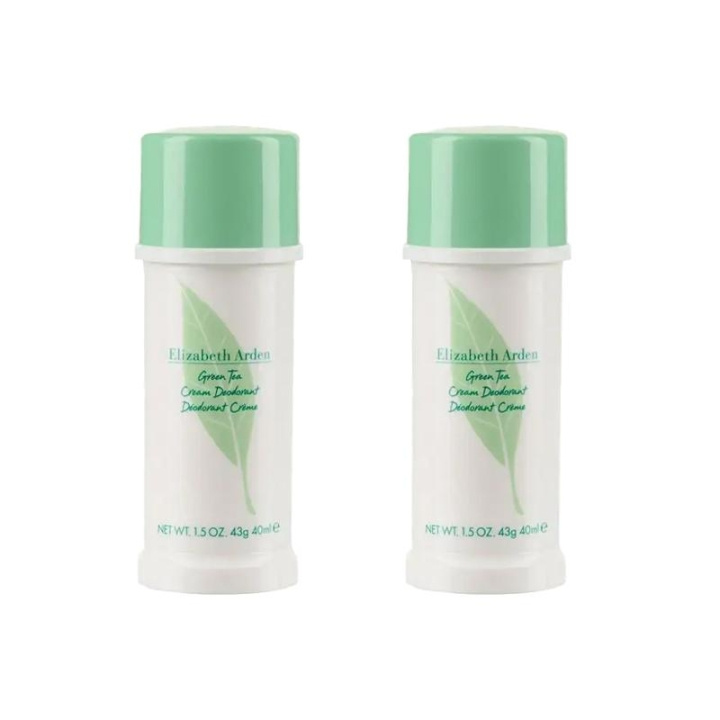 2-pack Elizabeth Arden Green Tea Cream Deodorant 40ml in the group BEAUTY & HEALTH / Fragrance & Perfume / Deodorants / Deodorant for men at TP E-commerce Nordic AB (C13893)