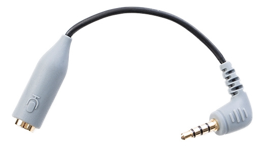 BOYA Smartphone TRRS Adapter, 3,5mm TRS to 3,5mm TRRS, shielded cable, in the group HOME ELECTRONICS / Audio & Picture / Handheld Microphones at TP E-commerce Nordic AB (C13922)