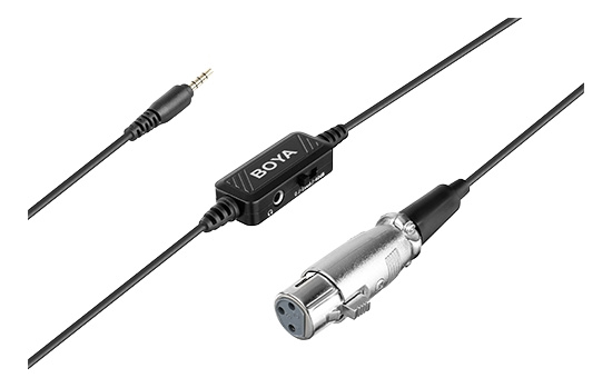 BOYA XLR to TRRS adapter cable in the group HOME ELECTRONICS / Audio & Picture / Handheld Microphones at TP E-commerce Nordic AB (C13928)