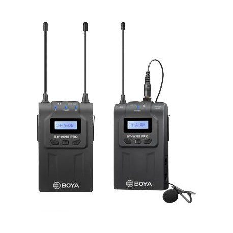 BOYA WM8 PRO-K1 UHF Single-Channel Wireless mic, 48 channels, 6 hours in the group HOME ELECTRONICS / Audio & Picture / Handheld Microphones at TP E-commerce Nordic AB (C13929)