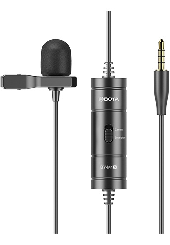 Boya Lavalier Microphone BY-M1S black in the group HOME ELECTRONICS / Audio & Picture / Handheld Microphones at TP E-commerce Nordic AB (C13996)