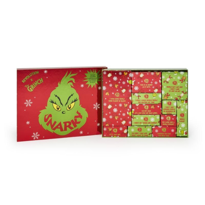 Makeup Revolution x The Grinch 12 Days Advent Calendar in the group BEAUTY & HEALTH / Makeup / Tools & Make up set / Makeup set at TP E-commerce Nordic AB (C14024)