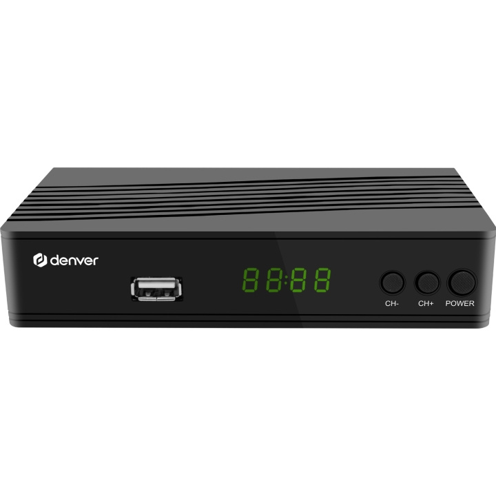 Denver DVB-T2-Box H.265 FTA Boxer USB in the group HOME ELECTRONICS / Audio & Picture / TV & Accessories / Smart-TV & Media Players at TP E-commerce Nordic AB (C14070)