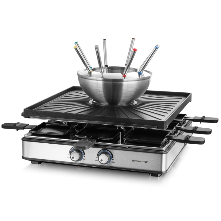 Emerio Raclettegrill med fondue in the group HOME, HOUSEHOLD & GARDEN / Household appliances / Fondue at TP E-commerce Nordic AB (C14085)