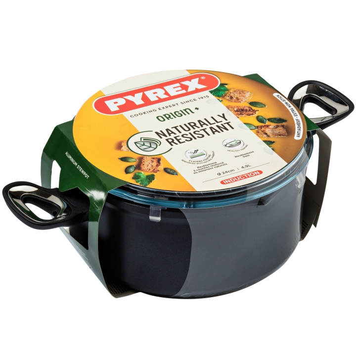 Pyrex Gryta 4,9L MED LOCK ORIGIN+ in the group HOME, HOUSEHOLD & GARDEN / Kitchen utensils / Pots & Pans at TP E-commerce Nordic AB (C14087)