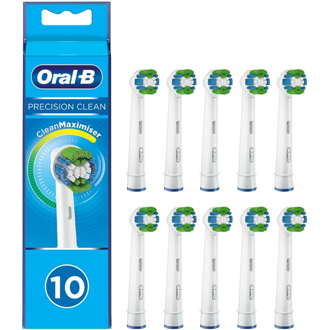 Oral B Borsthuvud Precision Clean 10s in the group BEAUTY & HEALTH / Oral care / Accessories for electric toothbrushes at TP E-commerce Nordic AB (C14121)