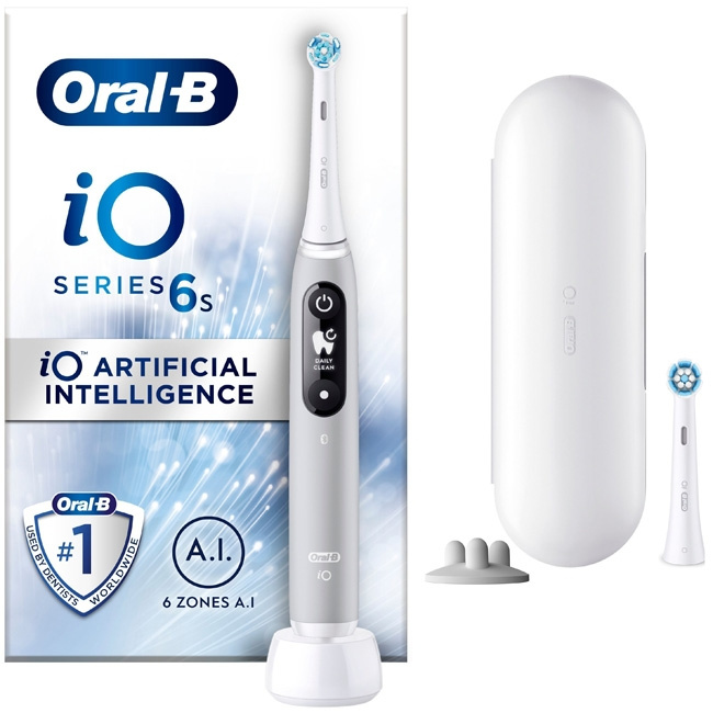 Oral B Eltandborste iO6 Series M6 Gre in the group BEAUTY & HEALTH / Oral care / Electric toothbrushes at TP E-commerce Nordic AB (C14135)