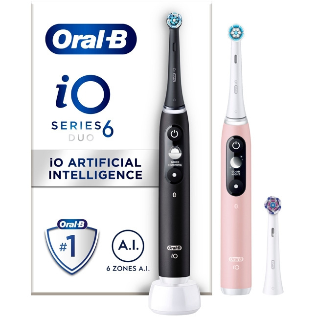 Oral B Eltandborste iO6 Series M6 Bla in the group BEAUTY & HEALTH / Oral care / Electric toothbrushes at TP E-commerce Nordic AB (C14144)