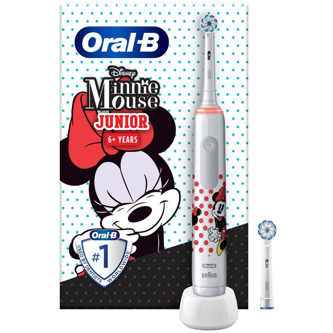 Oral B Eltandborste Pro 3 Junior Minn in the group BEAUTY & HEALTH / Oral care / Electric toothbrushes at TP E-commerce Nordic AB (C14162)