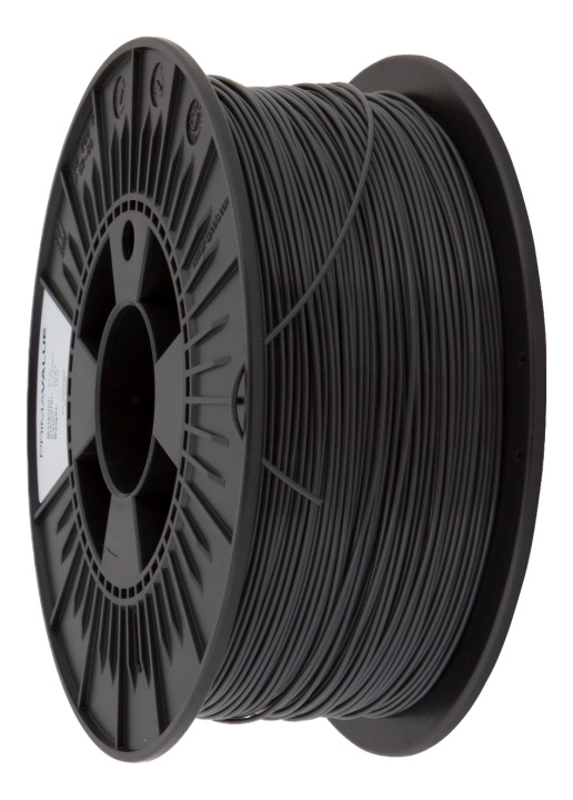 PrimaValue™ PLA - 1.75mm - 1 kg spool - Dark grey in the group COMPUTERS & PERIPHERALS / Printers & Accessories / Printers / 3D printers & Accessories / Tillbehör at TP E-commerce Nordic AB (C14178)