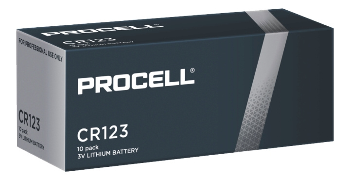 Procell High Power Lithium CR123, 10pcs in the group HOME ELECTRONICS / Batteries & Chargers / Batteries / Other at TP E-commerce Nordic AB (C14238)