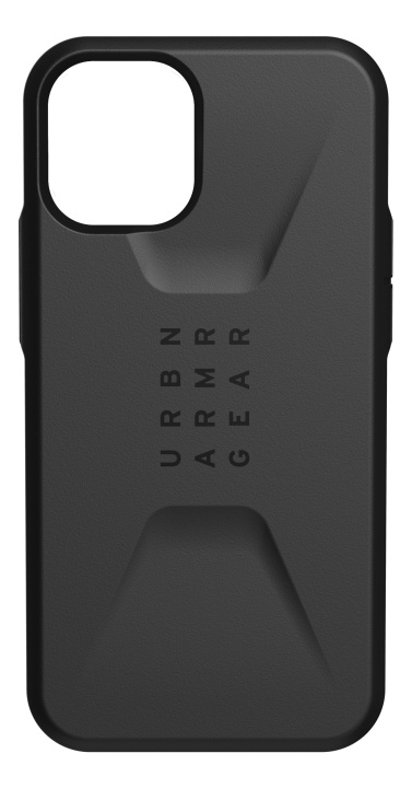 UAG iPhone 12 Mini Civilian Cover Black in the group SMARTPHONE & TABLETS / Phone cases / Apple / iPhone 12 Mini / Cases at TP E-commerce Nordic AB (C14336)