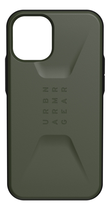 UAG iPhone 12 Mini Civilian Cover Olive in the group SMARTPHONE & TABLETS / Phone cases / Apple / iPhone 12 Mini / Cases at TP E-commerce Nordic AB (C14337)