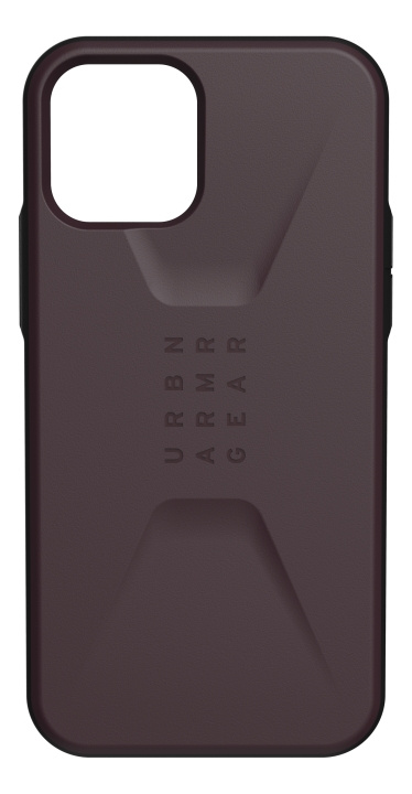UAG iPhone 12/12 Pro Civilian Cover Eggplant in the group SMARTPHONE & TABLETS / Phone cases / Apple / iPhone 12 at TP E-commerce Nordic AB (C14340)