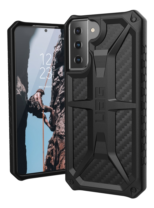 UAG Samsung Galaxy S21+, Monarch-Fodral, Kolfiber in the group SMARTPHONE & TABLETS / Phone cases / Samsung at TP E-commerce Nordic AB (C14400)
