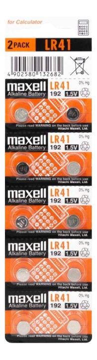 Maxell LR41 10-pack in the group HOME ELECTRONICS / Batteries & Chargers / Batteries / Button cell at TP E-commerce Nordic AB (C14528)