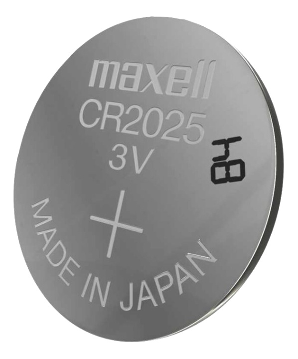 Maxell Lithium CR2025 5P in the group HOME ELECTRONICS / Batteries & Chargers / Batteries / Button cell at TP E-commerce Nordic AB (C14531)
