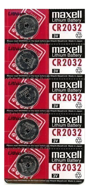 Maxell coin cell battery, lithium, 3V, CR2032, 5 pieces in the group HOME ELECTRONICS / Batteries & Chargers / Batteries / Button cell at TP E-commerce Nordic AB (C14536)
