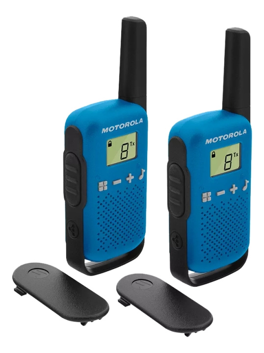 Motorola TLKR T42 Talkabout Blue in the group Sport, leisure & Hobby / Outdoor recreation / Walkie-talkies at TP E-commerce Nordic AB (C14631)