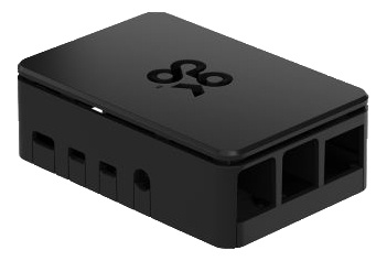 OKdo Raspberry Pi 4 standard case, 3 piece design, black in the group COMPUTERS & PERIPHERALS / Computer components / Raspberry Pi at TP E-commerce Nordic AB (C14657)