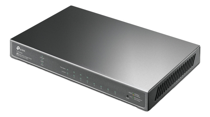 TP-Link JetStream™ 8-Port Gigabit Smart Switch with 4-Port PoE+ in the group COMPUTERS & PERIPHERALS / Network / Switches / 10/100/1000Mbps at TP E-commerce Nordic AB (C14703)