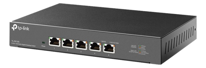 TP-Link 5-Port 10G Multi-Gigabit Desktop Switch in the group COMPUTERS & PERIPHERALS / Network / Switches / 10/100/1000Mbps at TP E-commerce Nordic AB (C14712)