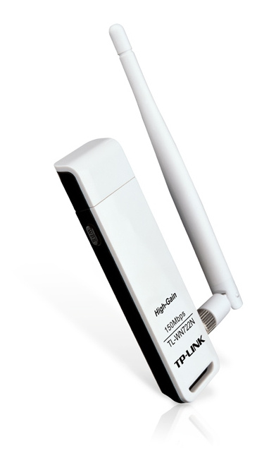 TP-Link USB adapter, 150Mbps, 802.11n, external antenna in the group COMPUTERS & PERIPHERALS / Network / Network cards / USB wireless at TP E-commerce Nordic AB (C14715)