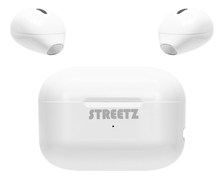 STREETZ Mini TWS white in the group HOME ELECTRONICS / Audio & Picture / Headphones & Accessories / Headphones at TP E-commerce Nordic AB (C14725)