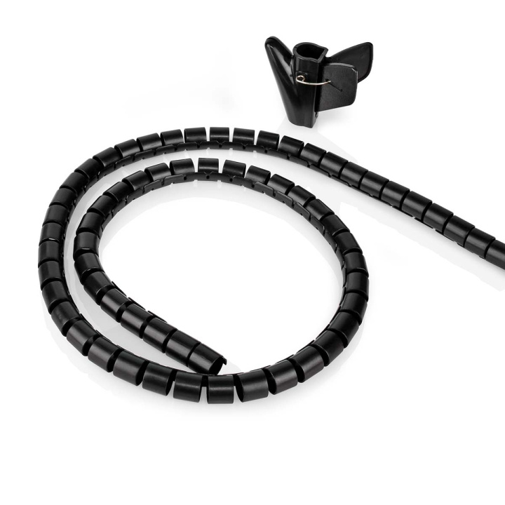 Nedis Cable Management | Spiral Sleeve | 1 pcs | Maximum cable thickness: 16 mm | PE | Black in the group HOME, HOUSEHOLD & GARDEN / Electricity & Lighting / electrical installation / Accessories at TP E-commerce Nordic AB (C14753)
