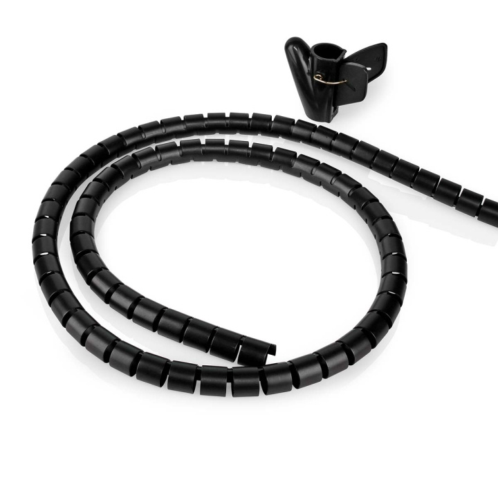 Nedis Cable Management | Spiral Sleeve | 1 pcs | Maximum cable thickness: 22 mm | PE | Black in the group HOME, HOUSEHOLD & GARDEN / Electricity & Lighting / electrical installation / Accessories at TP E-commerce Nordic AB (C14755)