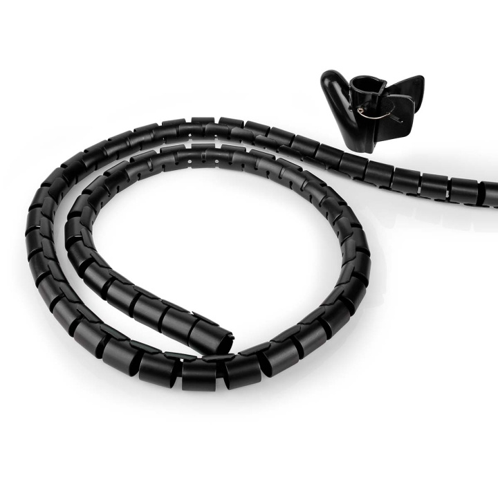Nedis Cable Management | Spiral Sleeve | 1 pcs | Maximum cable thickness: 28 mm | PE | Black in the group HOME, HOUSEHOLD & GARDEN / Electricity & Lighting / electrical installation / Accessories at TP E-commerce Nordic AB (C14757)
