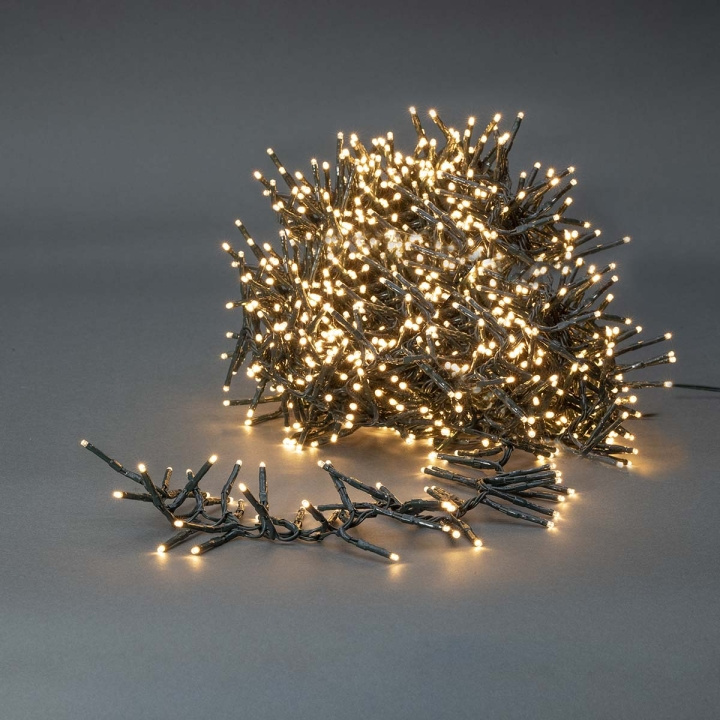 Nedis Christmas Lights | Cluster | 1512 LED\'s | Warm White | 11.00 m | Light effects: 7 | Indoor & Outdoor | Mains Powered in the group HOME ELECTRONICS / Lighting / LED strips at TP E-commerce Nordic AB (C14797)