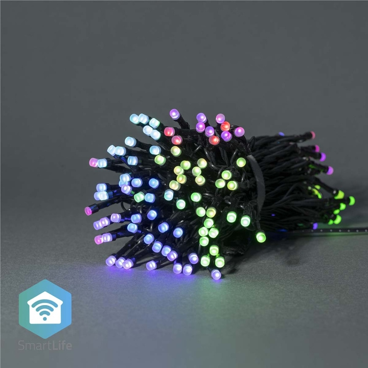 Nedis Smart Christmas lights | Wi-Fi | RGB | 168 LED\'s | 20.0 m | Android™ / IOS in the group HOME, HOUSEHOLD & GARDEN / Smart home / Smart Lights at TP E-commerce Nordic AB (C14828)