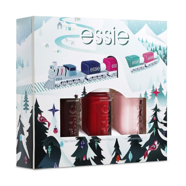 Essie Xmas Mini Trio Gift Kit in the group BEAUTY & HEALTH / Manicure / Pedicure / Nail polish at TP E-commerce Nordic AB (C14887)