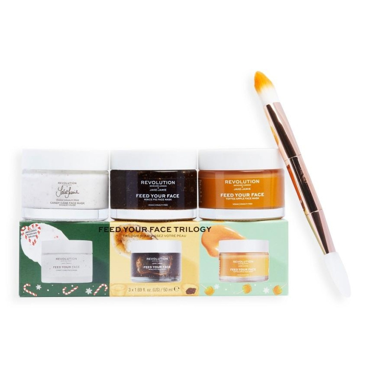 Makeup Revolution Skincare x Jake Jamie Christmas Face Mask Trio Set in the group BEAUTY & HEALTH / Skin care / Face / Masks at TP E-commerce Nordic AB (C14893)